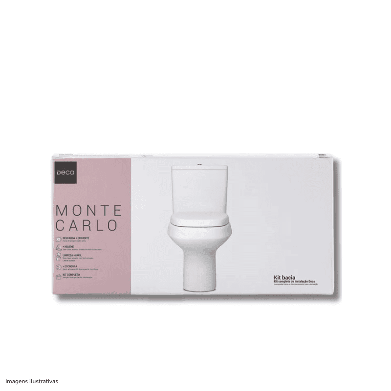 Kit Deca Bacia Com Caixa Acoplada Monte Carlo - Imagem 2