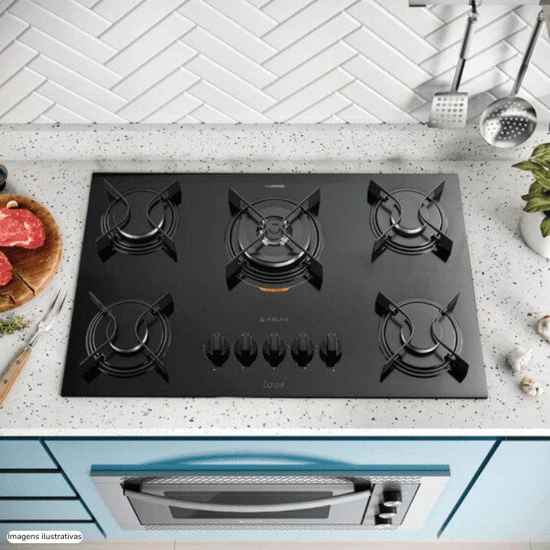 Fogão Atlas Cooktop U.Top 5 Bocas - Imagem 3