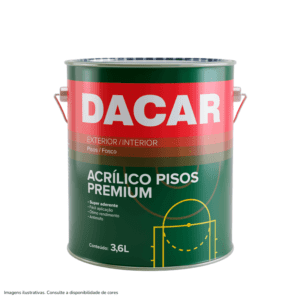 Tinta Acrílica Para Pisos Dacar Premium 3,6L